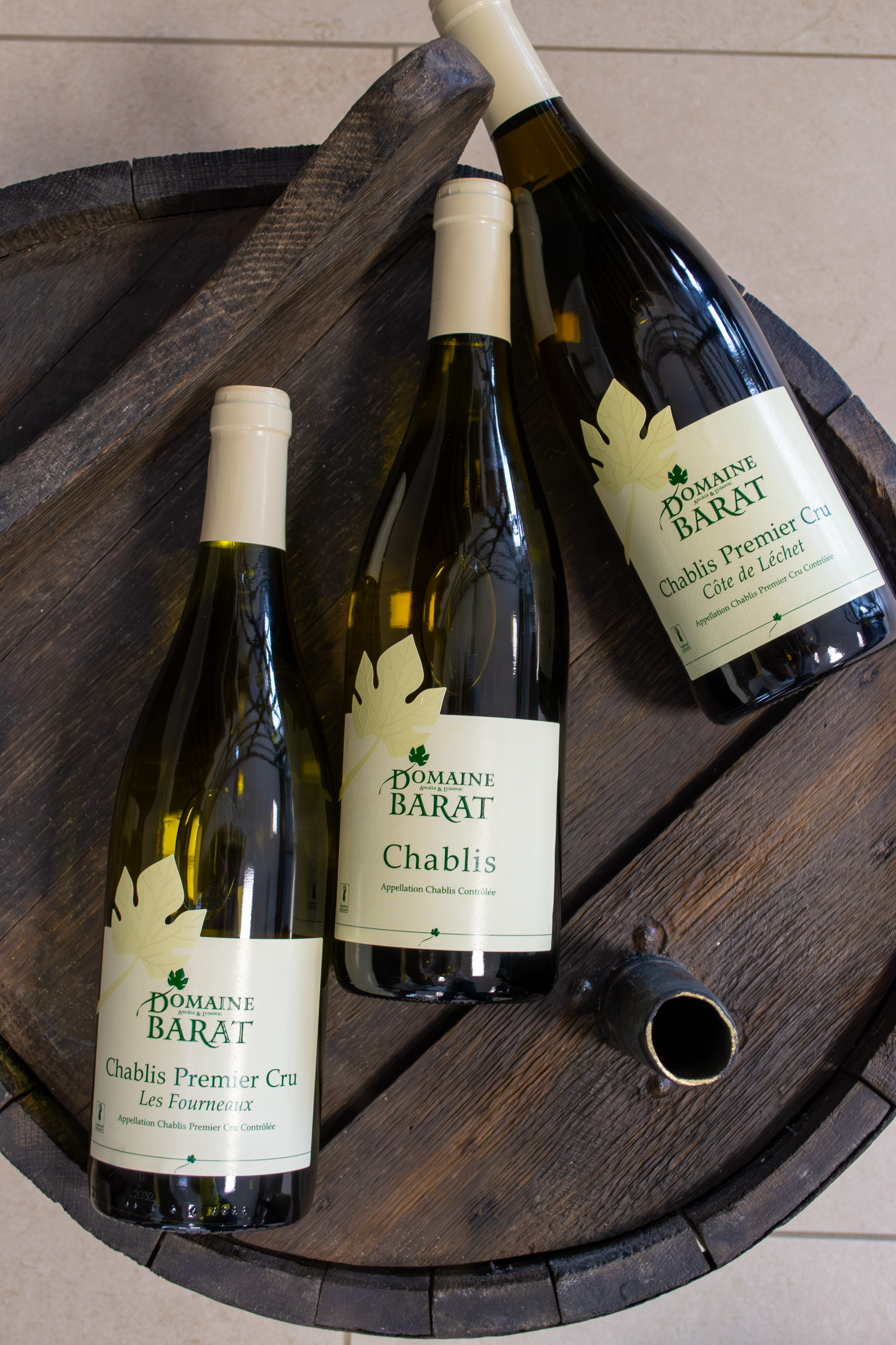 Botellas de Domaine Barat